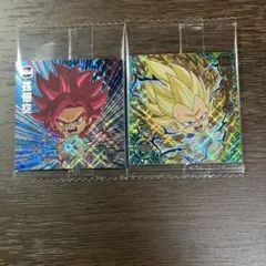 ドラゴンボール　ウエハース　シール　孫悟空　ベジータ　UGR