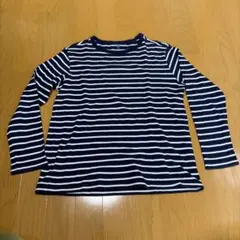 UNIQLO ユニクロ　ストライプ 長袖カットソー ロンT 150