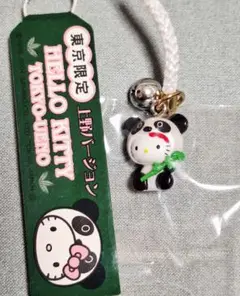 ご当地キティ ハローキティ 根付け 東京 上野 パンダ 2004