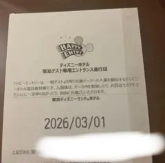 2026年最新】ハッピーエントリー通行証の人気アイテム - メルカリ