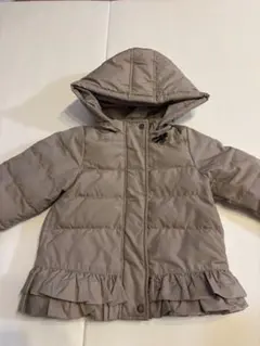 petit main フリル付きダウン　コート 90cm