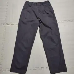UNIQLO(ユニクロ) ＋J ワンタックテーパードパンツ グレー W73cm