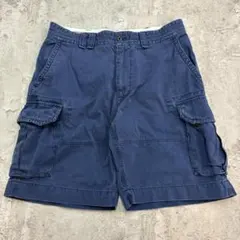 Polo by Ralph Lauren　カーゴショーツ　W37　ネイビー　古着のサムネイル
