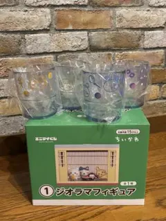 치이카와 에니마이 쿠지 이치방쿠지 디오라마 피규어 A상 레트로 컵 세트