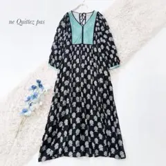 LOKITHO ロキト 花柄 刺繍 ワンピース ドレス チュール レース - メルカリ