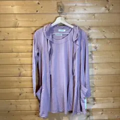 新品　i.CHOICE ノースリーブ×カーディガン　セット　アンサンブル