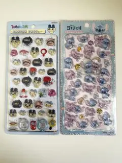 正規品 たまごっち・スティッチ シールセット 2個