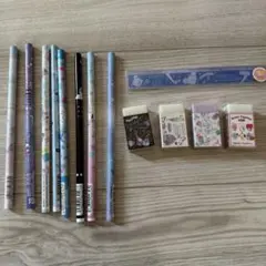 子ども用文具セット 鉛筆と消しゴムと定規