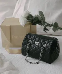 Darich ノベルティ キルティングミニボストンバッグ