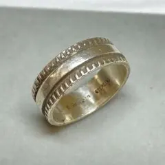 べ*む様 最終値下げ ブルースモーガン 14金コンビ ツイストリング　9号 ブルースモーガン 14金コンビ ツイストリング 9号