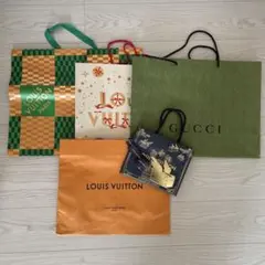LOUIS VUITTON GUCCIショップ袋 セット