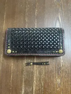 カービングレザー ロングウォレット 長財布 大和工房 - メルカリ