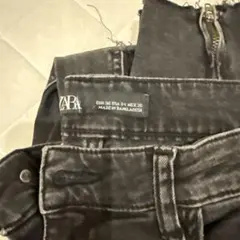 ZARA ダークグレー スキニーデニム EUR 36