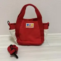 DOGDEPT 2WAY トートバッグ ショルダー レッドのサムネイル