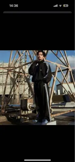 み*や様 adidas アディダス トラックジャケット 00s 90s 黒 トラ