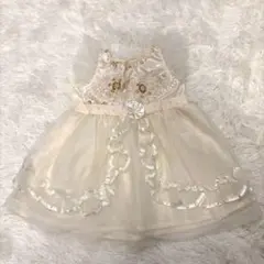 子供用ドレス ベビードレス 赤ちゃん ドレス 白 ホワイト 80cm お祝い
