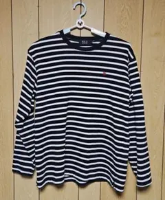 POLO ロングTシャツ XL ネイビー