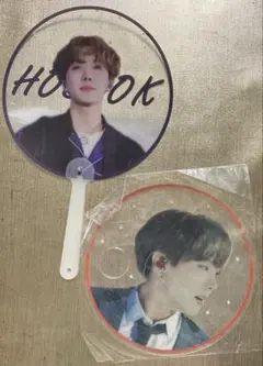 BTS ホソク（J-HOPE）透明うちわ2点セット