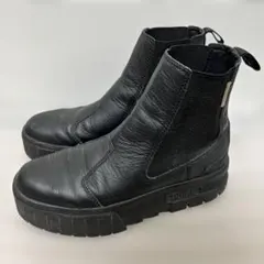 PUMA メイズ　チェルシーブーツ　ブラック　レザー