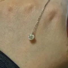 ふ*ん様 貴重大粒Pt900天然 ダイヤモンド ネックレス 