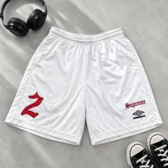 Supreme × UMBRO Soccer Short ショーツ 白 Mのサムネイル
