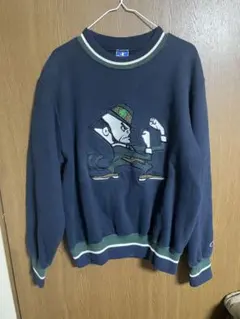 【希少】Champion 80s USA製 青刺繍タグ　ノートルダム　スウェット