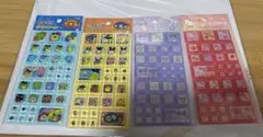 セブンイレブン　たまごっちタイルシール　キティ・クロミタイルシール　4種セット