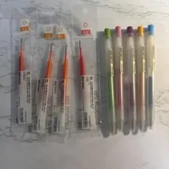 無印良品 さらさら描けるゲルインキボールペンノック式 0.5mm セット