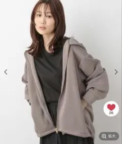 GLOBAL WORKライトクッションZIPパーカー/115482