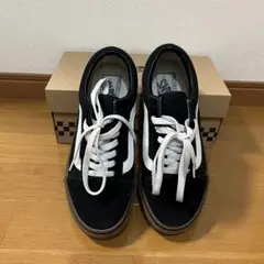 VANS ローカットスニーカー　ブラック　箱付き 23.5㎝