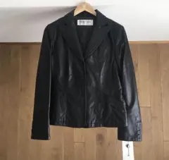 極美品　BALMAIN　バルマン　　羊革　レザー　ジャケット　10万