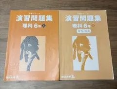予習シリーズ演習問題　理科6年　上　四谷大塚　解答付　2冊セット