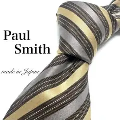 【極美品】Paul Smith ネクタイ 綺麗め ストライプ 希少 シンプル