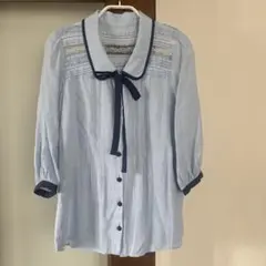 【美品】シンシアローリー リボン付きブラウス