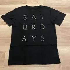 SATURDAYS SURF NYC ロゴTシャツ 黒 S 古着