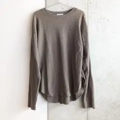 FREAK'S STORE コットンサーマルカットソー ライトブラウンのサムネイル