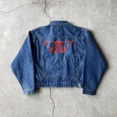 90s unknown aerosmith denim Jacket 70506