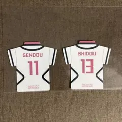 ブルーロック展　入場特典　ユニフォーム型ステッカー　閃堂秋人　士道龍聖