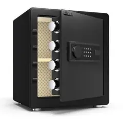 金庫 43L 黒 電子テンキー式 鍵2本 振動 警報 防犯 678 - メルカリ