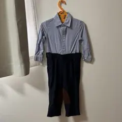 ラルフローレン フォーマルシャツ＆パンツ風　ロンパース