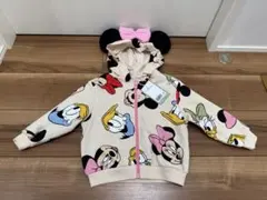 h&m ディズニー　パーカー　ミニー　90