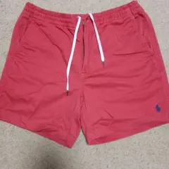 ポロ・ラルフ・ローレン 赤 ショートパンツ Mサイズ