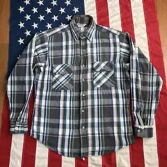 80s ビンテージ FIVE BROTHER ヘビー ネルシャツ M アメリカ製