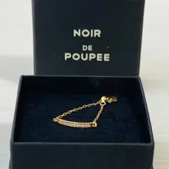 NOIR DE POUPEE ゴールド ストーン付きバーリング 925刻印のサムネイル