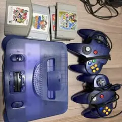 NINTENDO64 本体 コントローラー2個 ゲームソフト付き