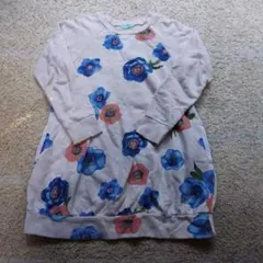 Hakka kids フラワープリント バルーンワンピース