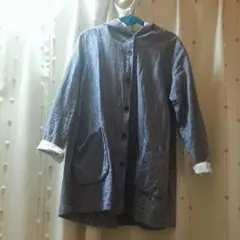 ＳＭ２ 綿麻フード ミドル丈コート