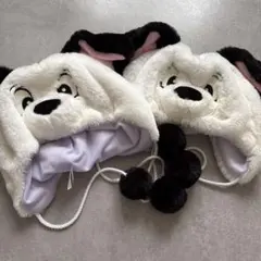 ディズニー　101匹わんちゃん ファンキャップ　帽子　２つセット