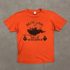 80s ヴィンテージ 両面プリントTシャツ 半袖 M