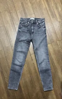 ZARA ダークグレー スリムフィットデニム スキニーデニム EUR36